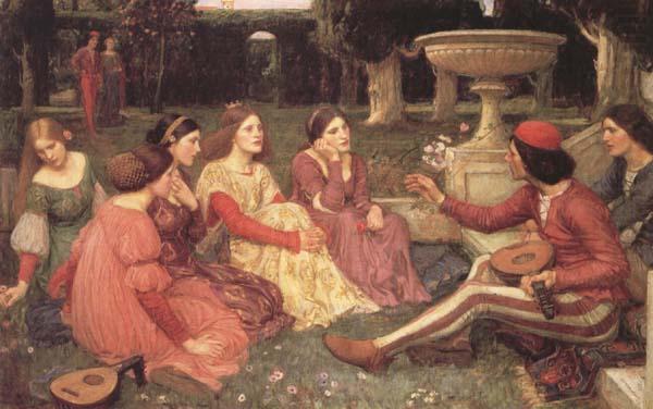 John William Waterhouse A Tale from The Decameron (mk41) china oil painting image